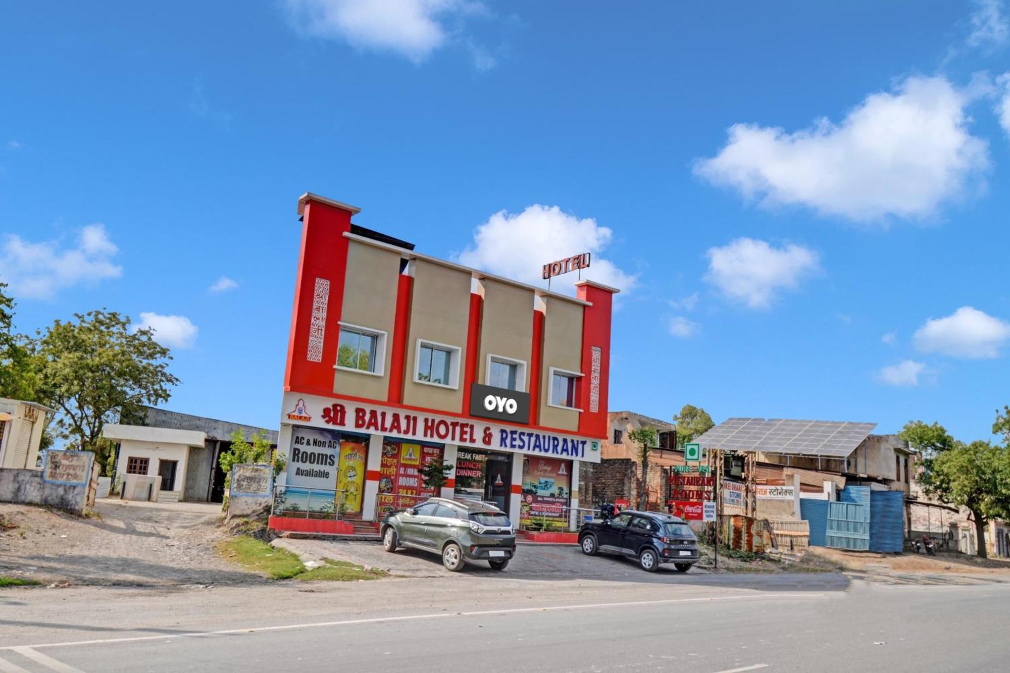 Hotel O Shree Balaji Hotel & Restaurant Bedla Exterior foto